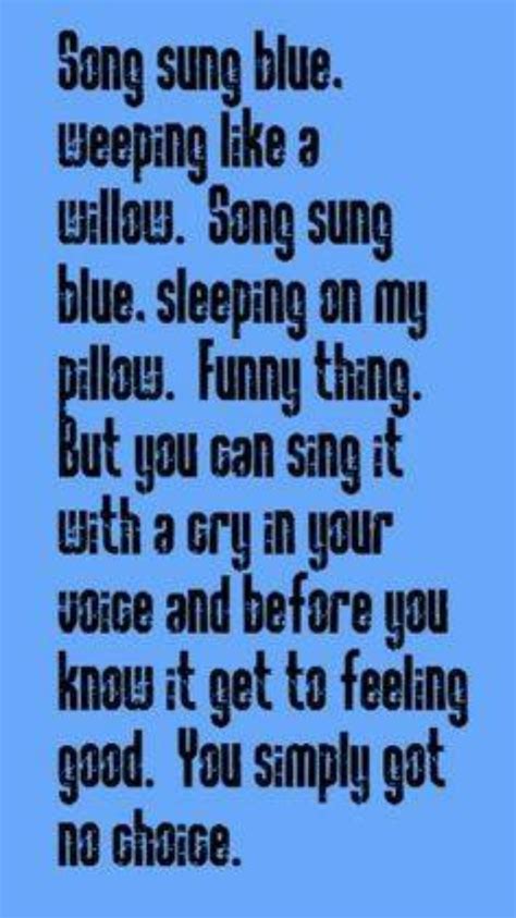 song lyrics blue.